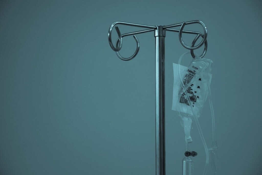 Hospital IV drip.