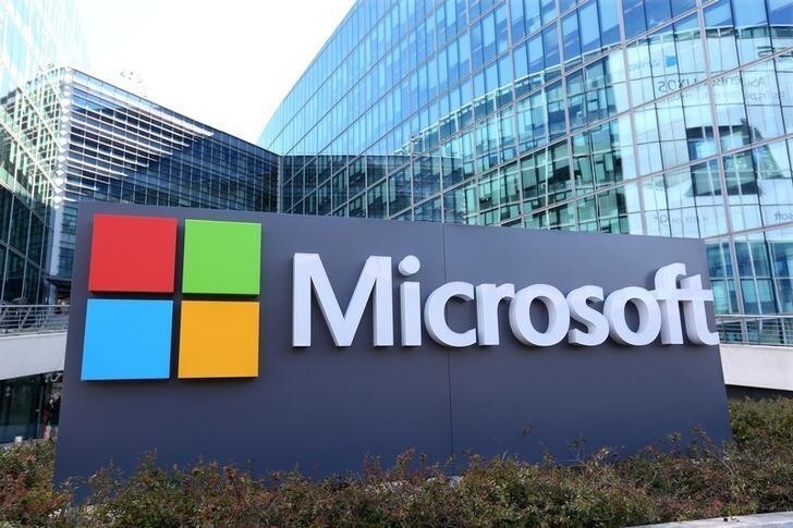 General view of Microsoft Corporation headquarters at Issy-les-Moulineaux, near Paris, France, April 18, 2016. REUTERS/Charles Platiau