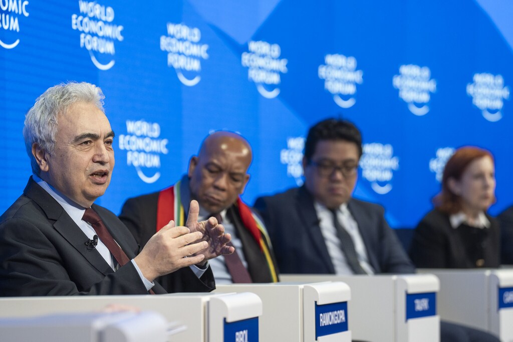Fatih Birol, Executive Director, International Energy Agency, speaking in The Geoeconomics of Energy and Materials session at the World Economic Forum Annual Meeting 2025 in Davos-Klosters, Switzerland