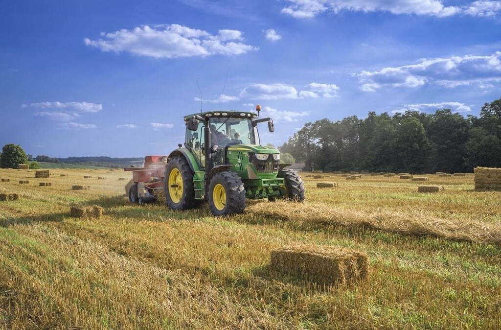 Tractor at farm.