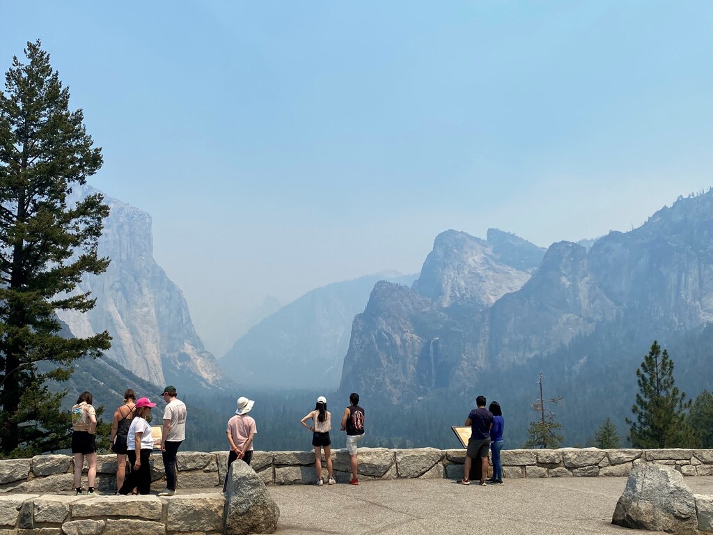 Climate change: Wildfires have caused damage, pollution and visibility issues in Yosemite.