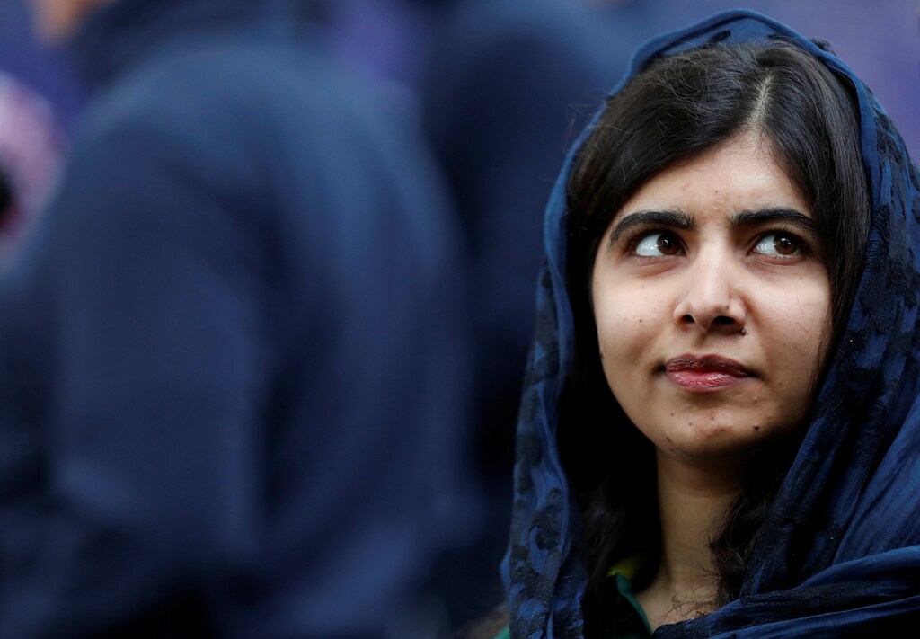Cricket - ICC Cricket World Cup - Launch Party On The Mall - London, Britain - May 29, 2019 Pakistani Noble Peace Price winner Malala Yousafzai talks to the media Action Images via Reuters/Matthew Childs - RC1D6C233C80