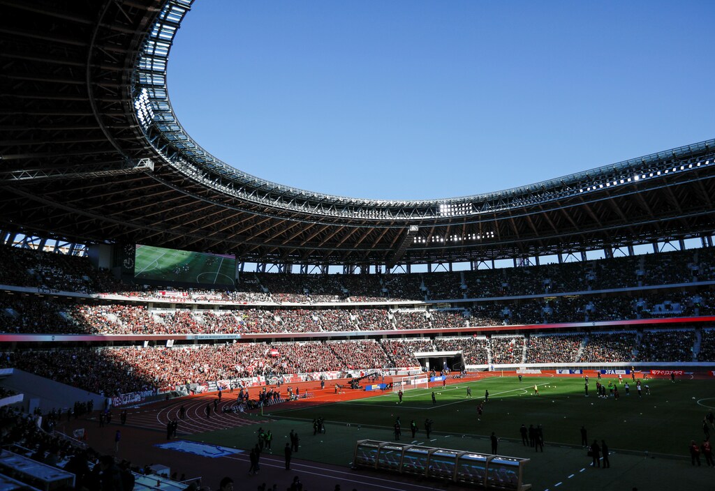 Soccer Football - Tokyo 2020 Olympics Test Event - Emperor's Cup Final - Vissel Kobe v Kashima Antlers - National Stadium, Tokyo, Japan - January 1, 2020. General view of the stadium before the match. REUTERS/Issei Kato - RC2W6E9NUKOH