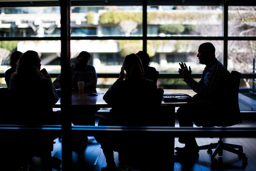 An investment operations meeting is pictured at California Public Employees' Retirement System (CalPERS) headquarters in Sacramento, California, U.S. February 14, 2017. REUTERS/Max Whittaker - RTSYPDW