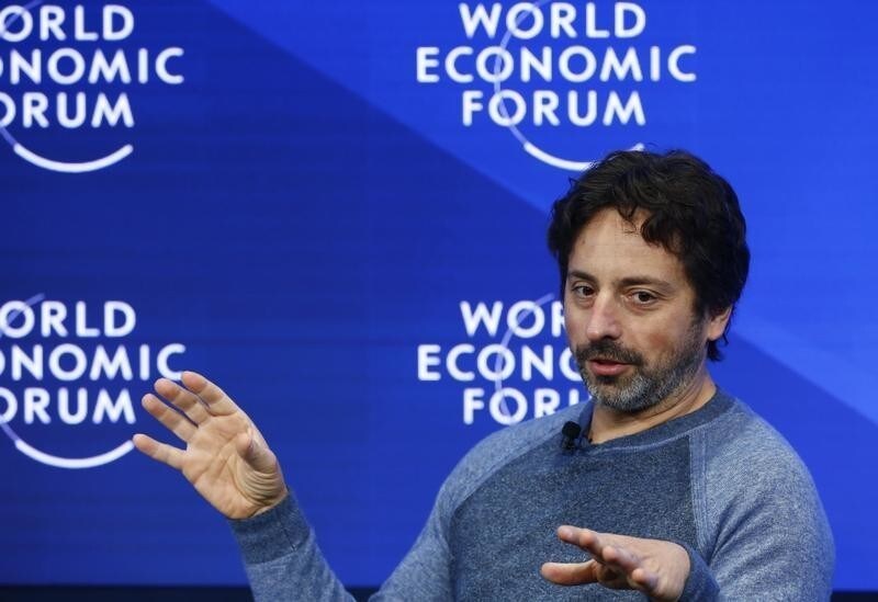 Sergey Brin, Google co-founder and founder of Bayshore Global Management attends the World Economic Forum (WEF) annual meeting in Davos, Switzerland January 19, 2017. REUTERS/Ruben Sprich