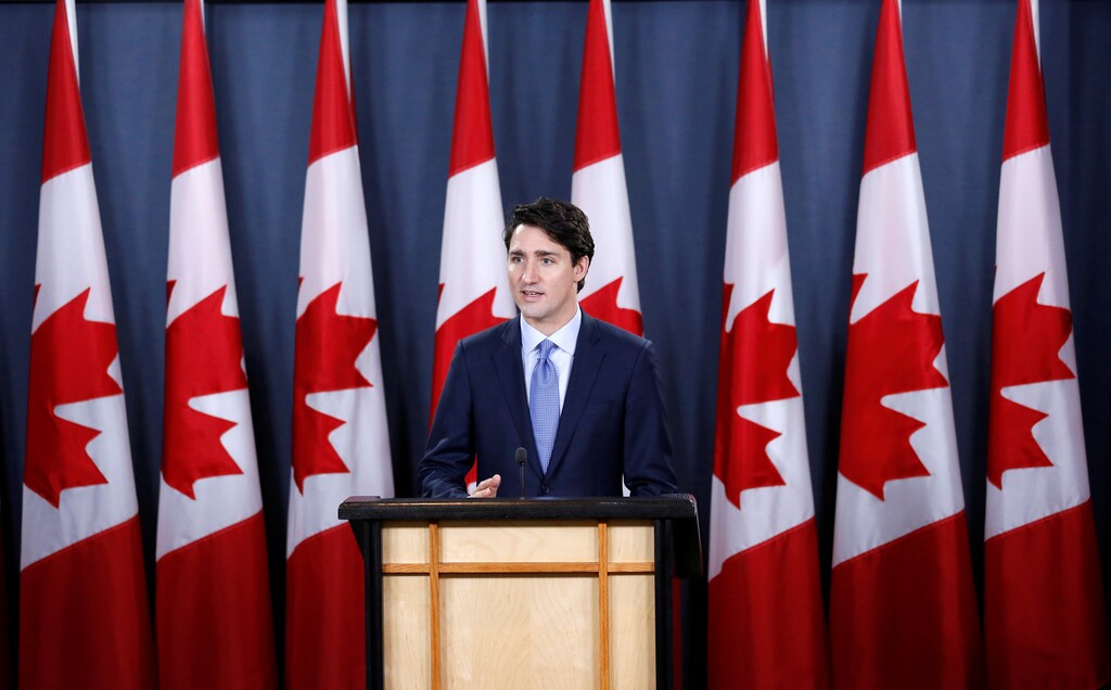 Canada's Prime Minister Justin Trudeau speaks during a news conference in Ottawa, Ontario, Canada, December 12, 2016. REUTERS/Chris Wattie - RTX2UPD6