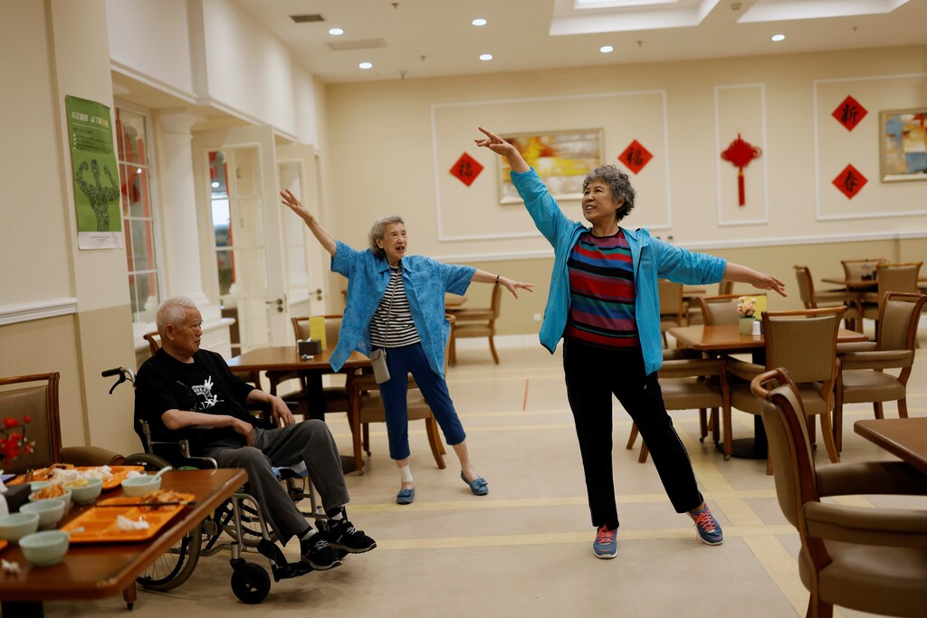 A care home for the elderly in Beijing, China.