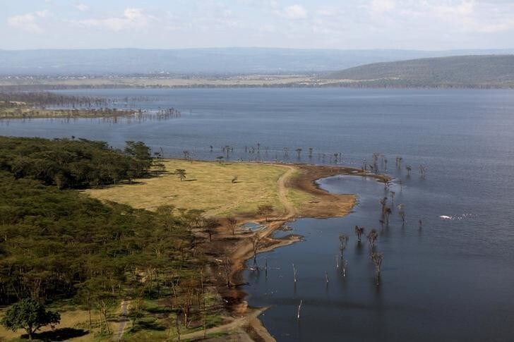 A view of the national park at Lake Nakuru, Kenya, August 18, 2015. The Park is home to some of the world's most majestic wildlife including lions, rhinos, zebras and flamingos. The scenery is stunning, from forests of acacia trees to animals congregating at the shores to drink. UNESCO says that with rapid population growth nearby, the area is under "considerable threat from surrounding pressures," particularly deforestation, a contributing factor in floods. REUTERS/Joe PenneyPICTURE 2 OF 31 FOR WIDER IMAGE STORY "EARTHPRINTS: LAKE NAKURU" SEARCH "EARTHPRINTS NAKURU" FOR ALL IMAGES