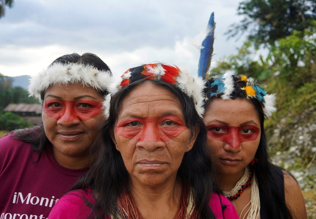 A group of indigenous women.