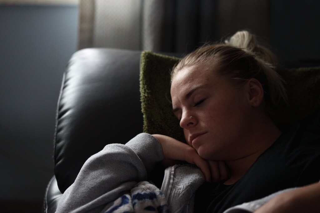 Woman sleeping
