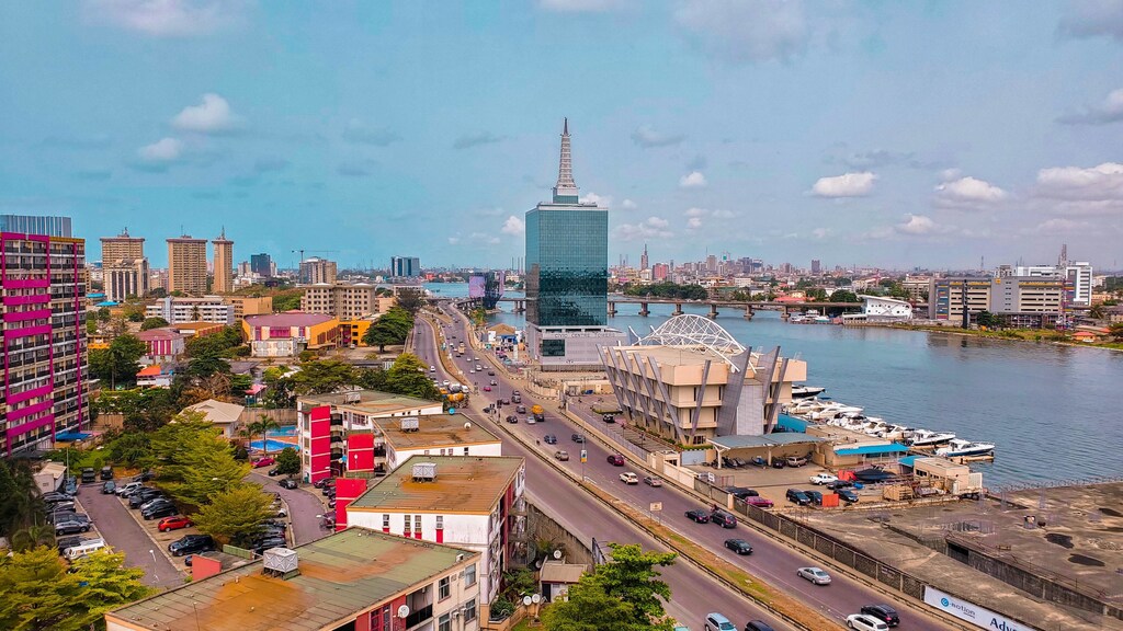 Shown here is part of Nigeria in Africa, one of the countries hit particularly hard by COVID-19.