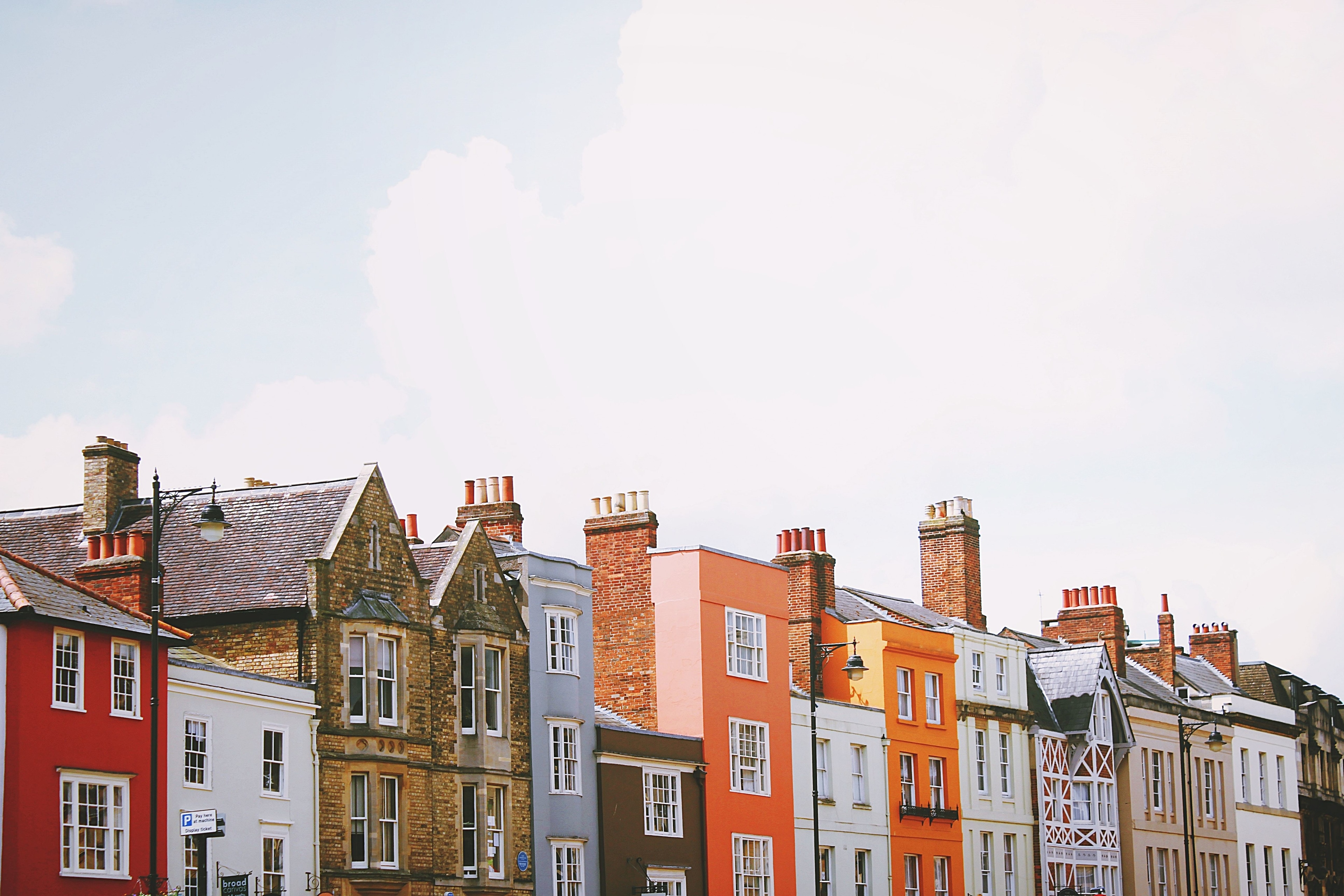 Houses in Oxford, United Kingdom.