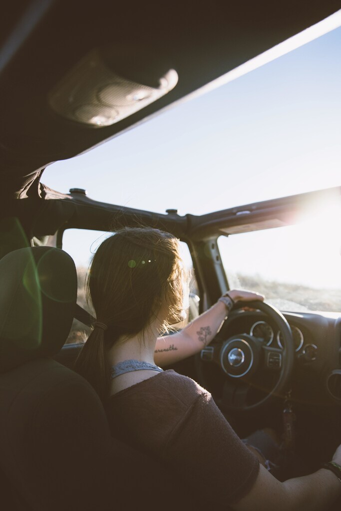 gig economy - female driver