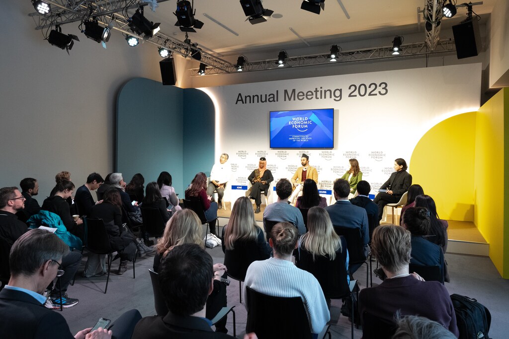 60 teenagers and youth made their voices heard and built relationships for intergenerational collaboration at Davos 2023.