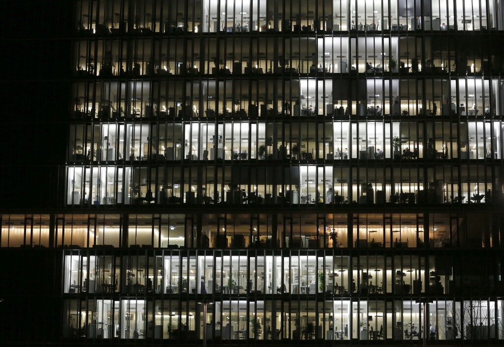 Offices are seen at the headquarters of Germany's industrial conglomerate ThyssenKrupp AG in Essen November 18, 2013. ThyssenKrupp, Germany's biggest steelmaker will release its annual results on Thursday. Photo taken on November 18. REUTERS/Ina Fassbender (G