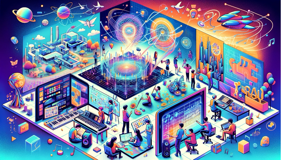 With Generative AI, new possibilities for educators and learners abound. This image was generated and/or altered by Artificial Intelligence.