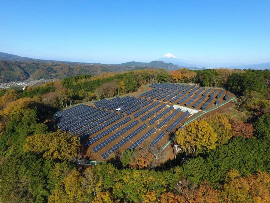 Renewable energy, such as this solar plant in Japan, will become mainstream as the country aims to become net-zero by 2050.