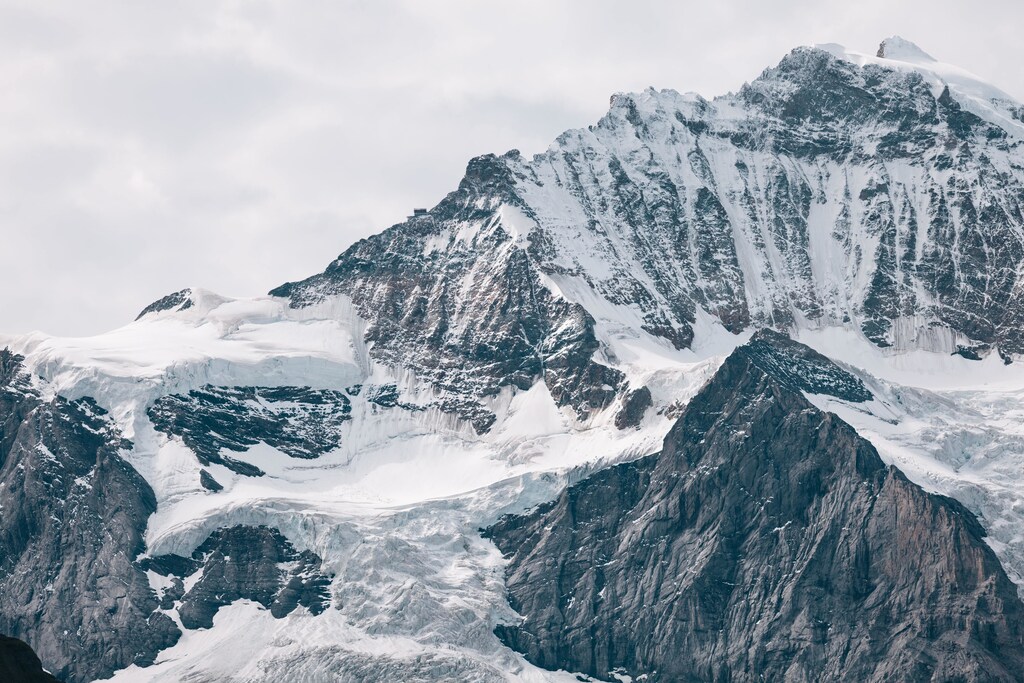 Freezing point of Swiss Alps reaches a new high due to climate change.