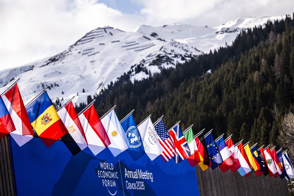 Impresiones de la Reunión Anual del Foro Económico Mundial 2026 en Davos-Klosters, Suiza, 19 de enero. Derechos de autor: Foro Económico Mundial/Valeriano Di Domenico