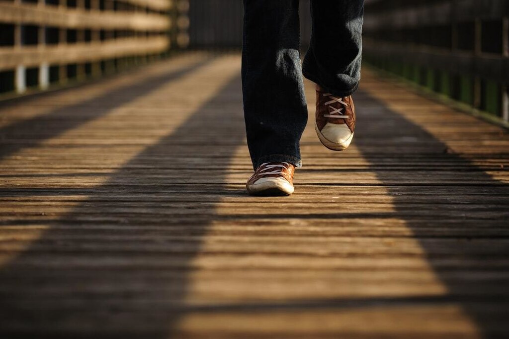 Image of person walking