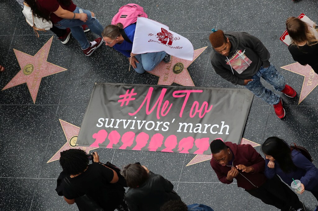 A #MeToo protest march for survivors of sexual assault in Los Angeles, November 2017.