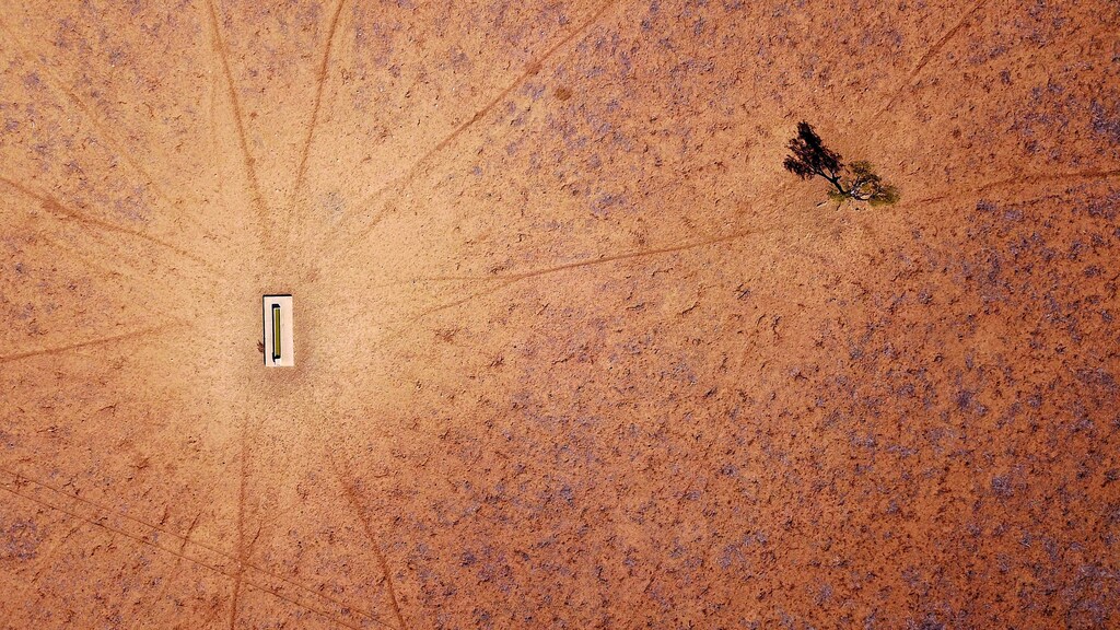A lone tree stands near a water trough in a drought-effected paddock on Jimmie and May McKeown's property located on the outskirts of town of Walgett, in New South Wales, Australia, July 20, 2018. REUTERS/David Gray SEARCH "AUSTRALIA DROUGHT" FOR THIS STORY. SEARCH "WIDER IMAGE" FOR ALL STORIES. TPX IMAGES OF THE DAY - RC1B0A72D220