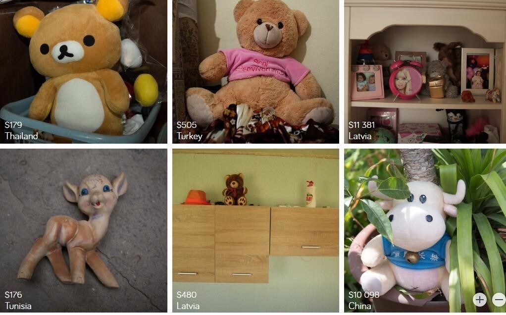 The wealth gap, in toys: images from Dollar Street, with monthly incomes