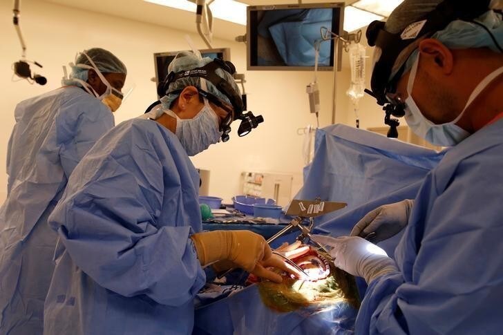 Neurosurgeon Linda Liau, MD, 49, Professor and Director of the UCLA Brain Tumor Program (C) removes a brain tumour from a patient at the Ronald Reagan UCLA Medical Center in Los Angeles, California, United States, May 26, 2016. Liau has been a neurosurgeon for 25 years and has developed a brain cancer vaccine that is in clinical trials. Its a very male-dominated profession... When you walk into the room they assume youre the nurse or the assistant as opposed to the actual surgeon," Liau said. "I think ultimately the goal would be to be gender-blind completely, so the fact that were even talking about having a female president as a novelty is in a way sad." Picture taken May 26, 2016. REUTERS/Lucy Nicholson