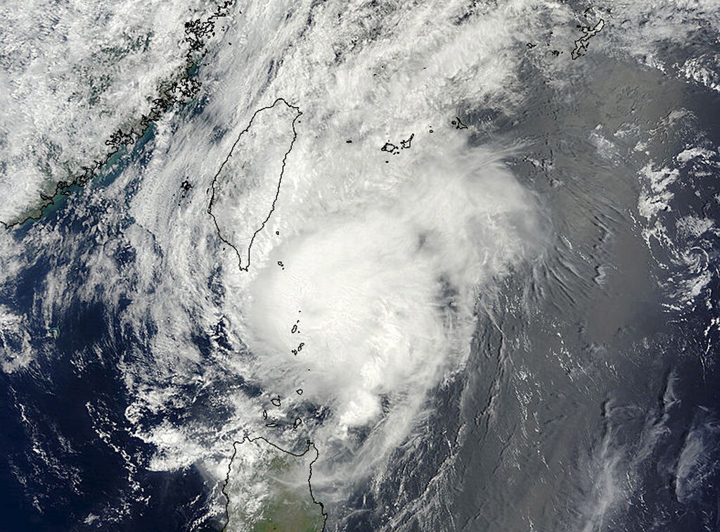 A Moderate Resolution Imaging Spectroradiometer (MODIS) image from NASA's Terra satellite shows Typhoon Noul in the Pacific Ocean, approaching Taiwan and Japan's main islands on its northward journey May 11, 2015. Typhoon Noul hit Japan's southern islands with heavy rain and winds on Tuesday after pummelling coastal areas on the northeastern tip of the Philippines. Picture taken May 11, 2015. REUTERS/NASA/Handout ATTENTION EDITORS - THIS IMAGE WAS PROVIDED BY A THIRD PARTY. FOR EDITORIAL USE ONLY. NOT FOR SALE FOR MARKETING OR ADVERTISING CAMPAIGNS. THIS PICTURE WAS PROCESSED BY REUTERS TO ENHANCE QUALITY. AN UNPROCESSED VERSION WILL BE PROVIDED SEPARATELY. - RTX1CIZR