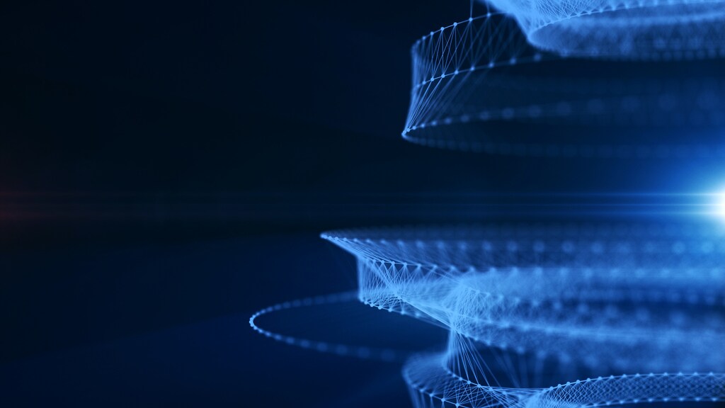 Digital Formation Futuristic Background