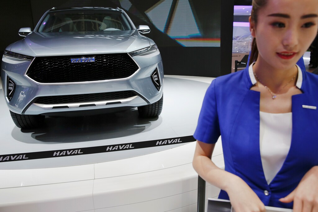 A Great Wall Motors Haval HB-02 concept vehicle is presented during the Auto China 2016 auto show in Beijing, China, April 29, 2016. REUTERS/Damir Sagolj/File Photo GLOBAL BUSINESS WEEK AHEAD PACKAGE - SEARCH 'BUSINESS WEEK AHEAD 24 OCT' FOR ALL IMAGES - RTX2Q564