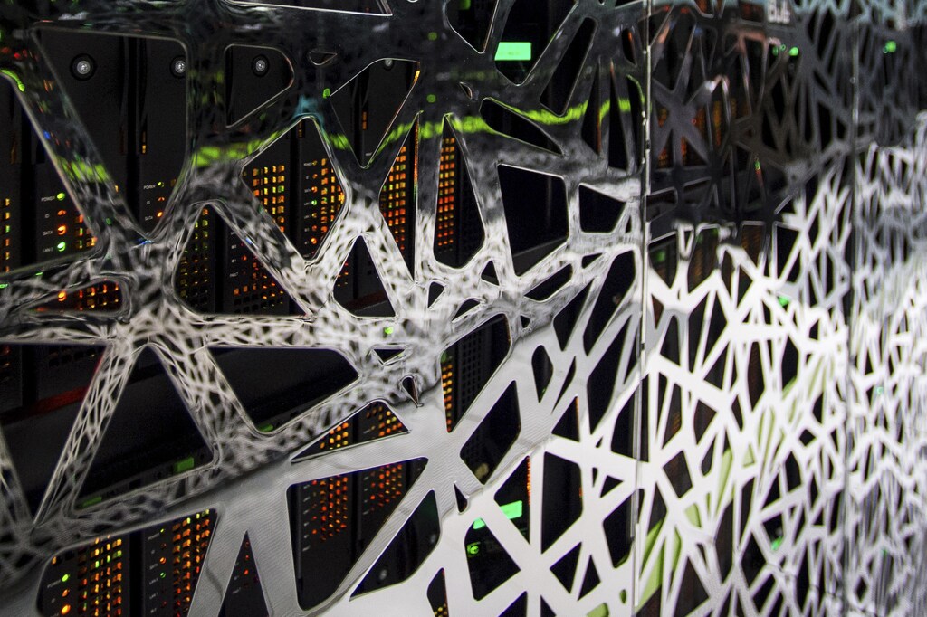 Beaufix, one of the two Bull supercomputers of Meteo France, is seen at the Meteo-France Toulouse site, called Meteopole, outside the city of Toulouse, France, November 3, 2015. With two of the most powerful supercomputers in the world, French national meteorological service Meteo France participates in the international scientific work on climate change, on which is based the negotiations of the Climate Conference (COP21). Paris will host the World Climate Change Conference 2015 (COP21) from November 30 to December 11. Picture taken November 3, 2015. REUTERS/Fred Lancelot - LR1EBBQ0VVZ56
