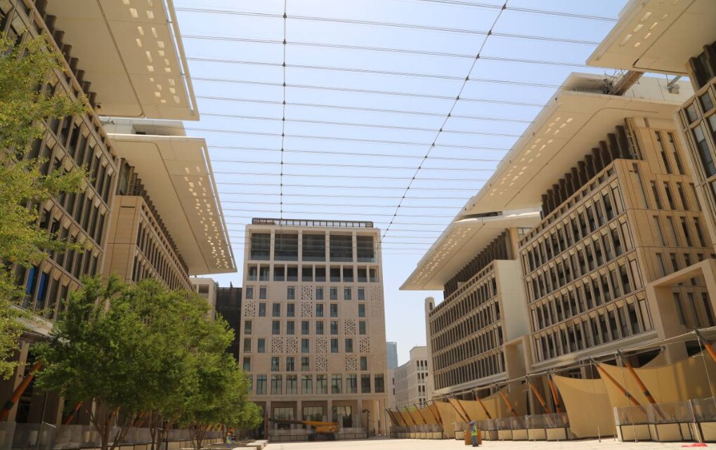 A view of Msheireb Downtown Doha, a new under-construction, district in Doha, Qatar, August 13, 2018.