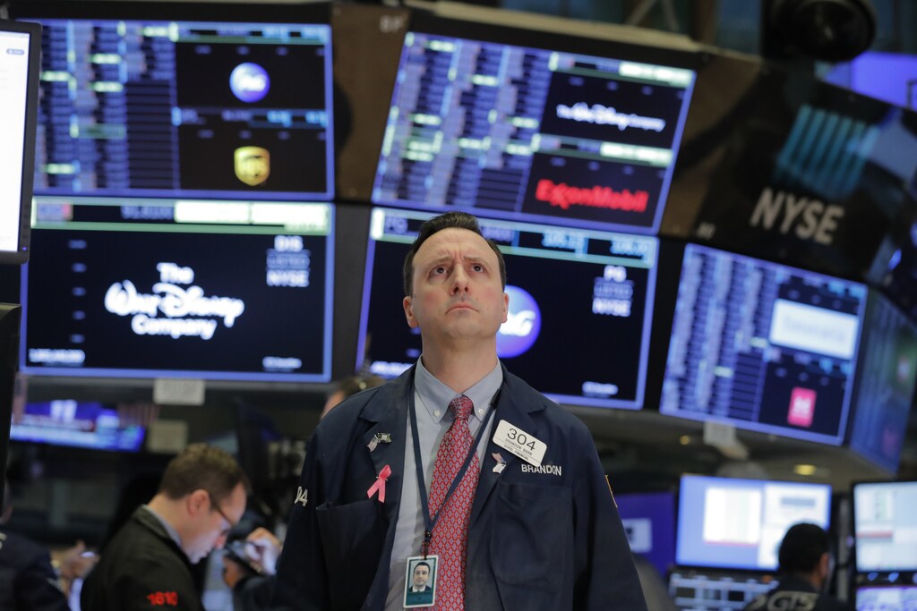 A trader works on the floor of the New York Stock Exchange (NYSE) shortly after the opening of trading in New York, U.S., March 13, 2020. REUTERS/Lucas Jackson - HP1EG3 Coronavirus china virus health healthcare who world health organization disease deaths pandemic epidemic worries concerns Health virus contagious contagion viruses diseases disease lab laboratory doctor health dr nurse medical medicine drugs vaccines vaccinations inoculations technology testing test medicinal biotechnology biotech biology chemistry physics microscope research influenza flu cold common cold bug risk symptomes respiratory china iran italy europe asia america south america north washing hands wash hands coughs sneezes spread spreading precaution precautions health warning covid 19 cov SARS 2019ncov wuhan sarscow wuhanpneumonia pneumonia outbreak patients unhealthy fatality mortality elderly old elder age serious death deathly deadly D11KYCN