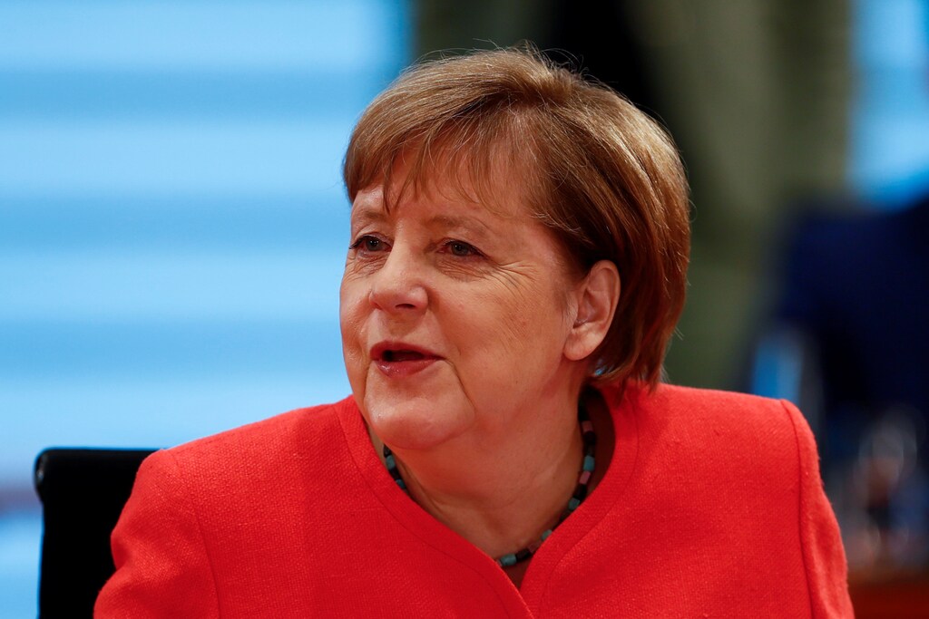 German Chancellor Angela Merkel attends the weekly cabinet meeting, following the outbreak of the coronavirus disease (COVID-19), in Berlin, Germany, June 24, 2020.