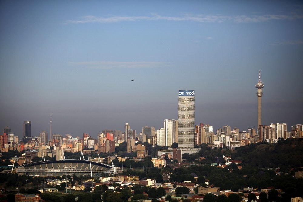 A view of the city of Johannesburg, November 8, 2009. Johannesburg is one of nine South African cities hosting the 2010 Fifa Soccer World Cup.