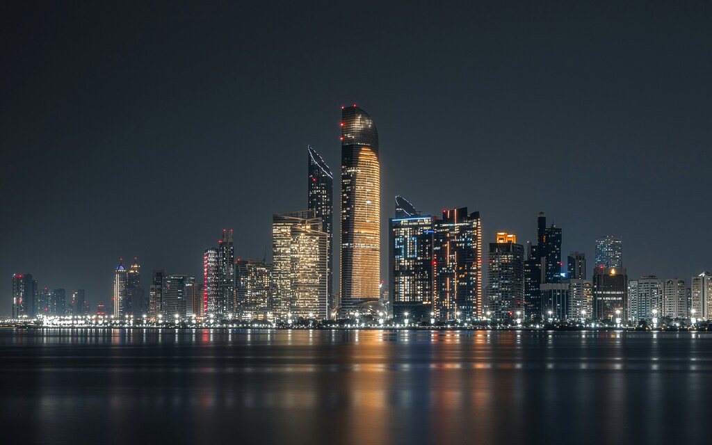 Abu Dhabi, United Arab Emirates, skyline, Gulf nations