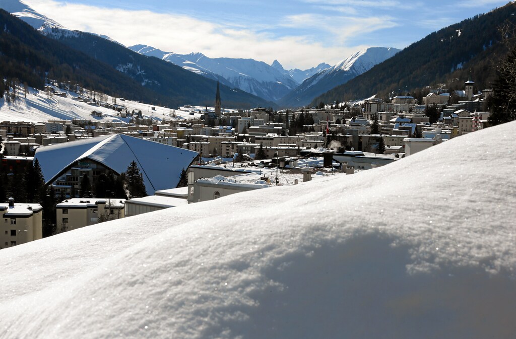 DAVOS/SWITZERLAND, 23JAN13 - View of Davos on a picture perfect winter day during the Annual Meeting 2013 of the World Economic Forum in Davos, Switzerland, January 23, 2013.Copyright by World Economic Forumswiss-image.ch/Photo Andy Mettler