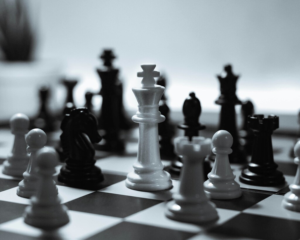 A chess board, illusttrating policymaking.