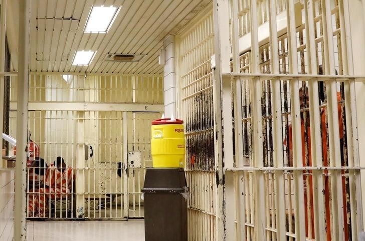 The holding cells of the East Baton Rouge Parish Prison are seen in Baton Rouge, Louisiana March 5, 2018. Picture taken March 5, 2018. To match Special Report USA-JAILS/LOUISIANA REUTERS/Shannon Stapleton