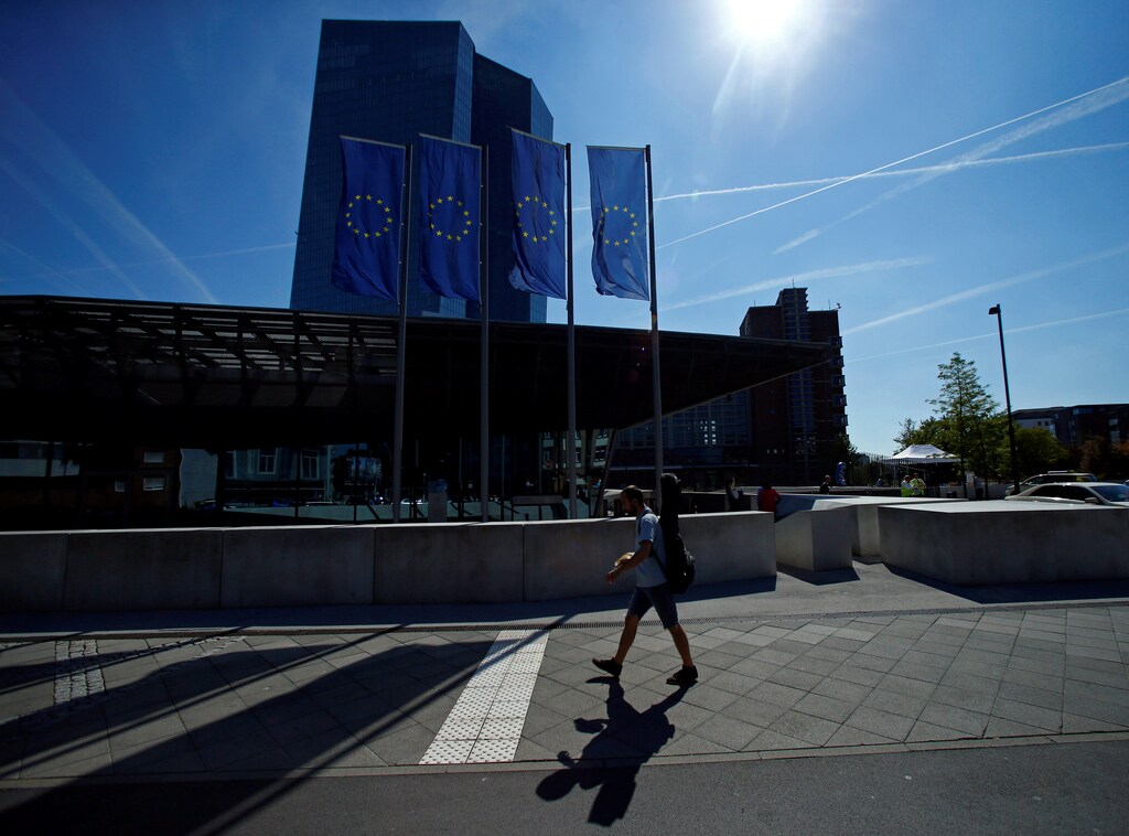 The headquarters of the European Central Bank (ECB) are pictured in Frankfurt, Germany September 8, 2016. REUTERS/Ralph Orlowski - RTX2ONBK