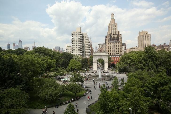A general view of Washington Square Park in Manhattan, New York, U.S., June 8, 2018. REUTERS/Amr Alfiky