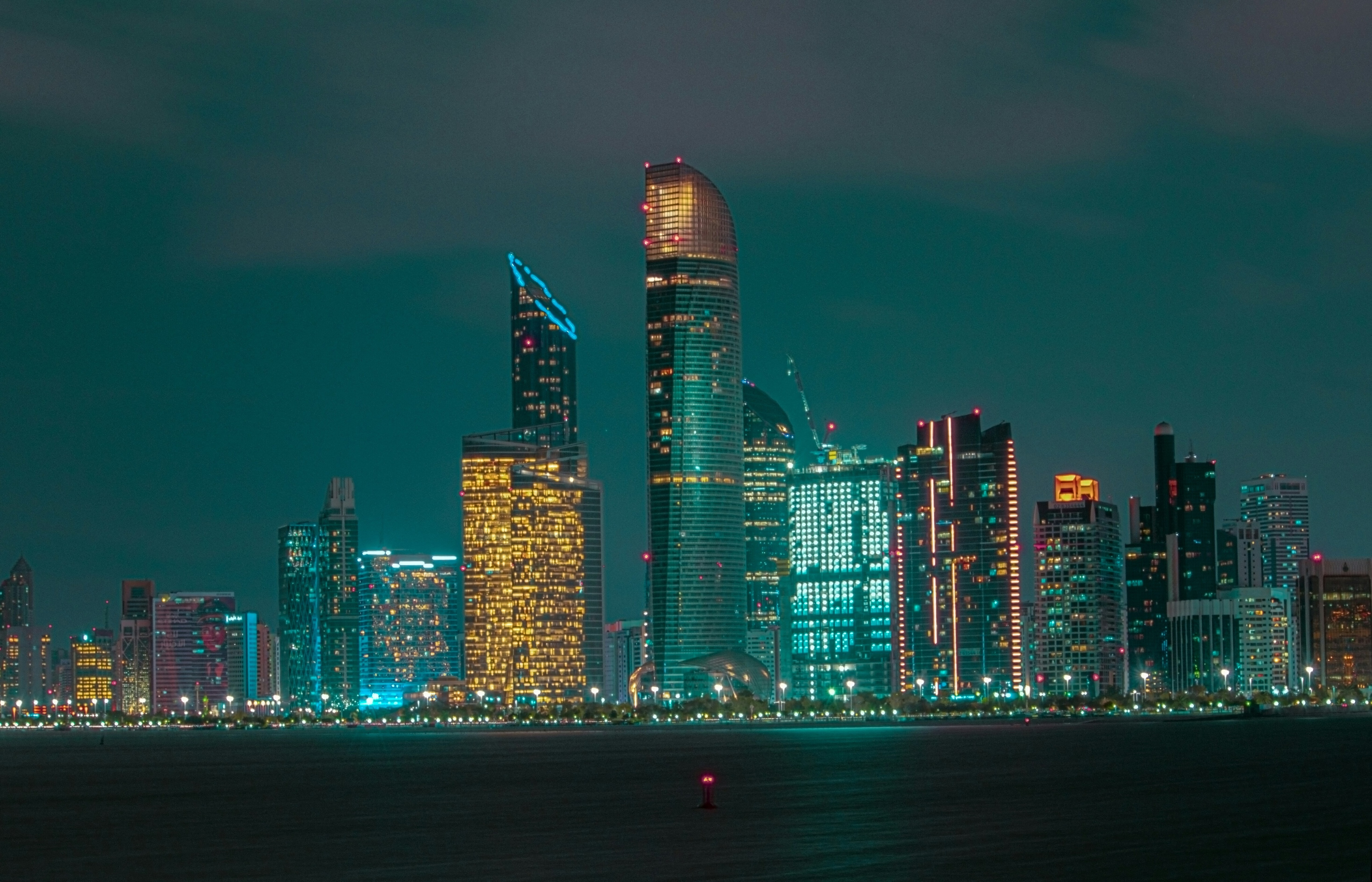 Abu Dhabi cityscape.
