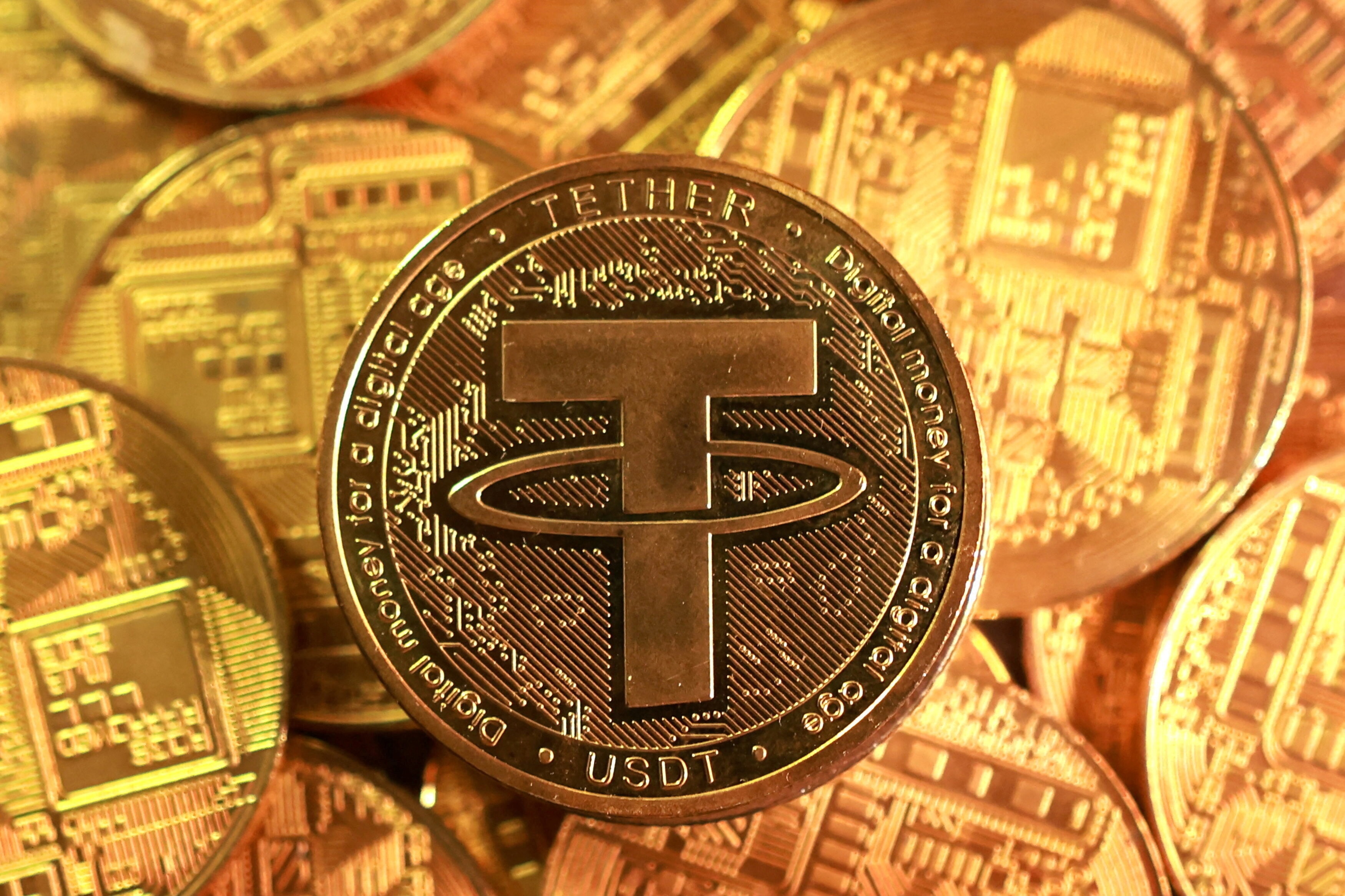 Representation of Tether stablecoin cryptocurrency in this illustration taken September 10, 2025. 