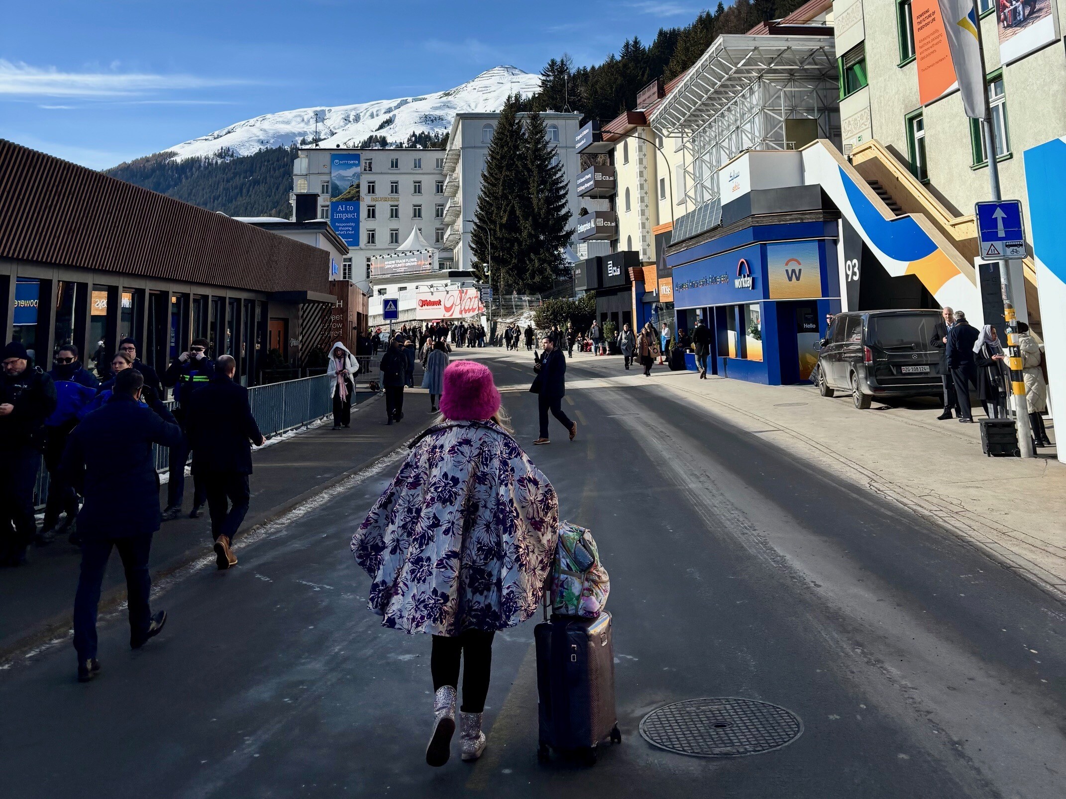 The Davos 2026 Promenade.