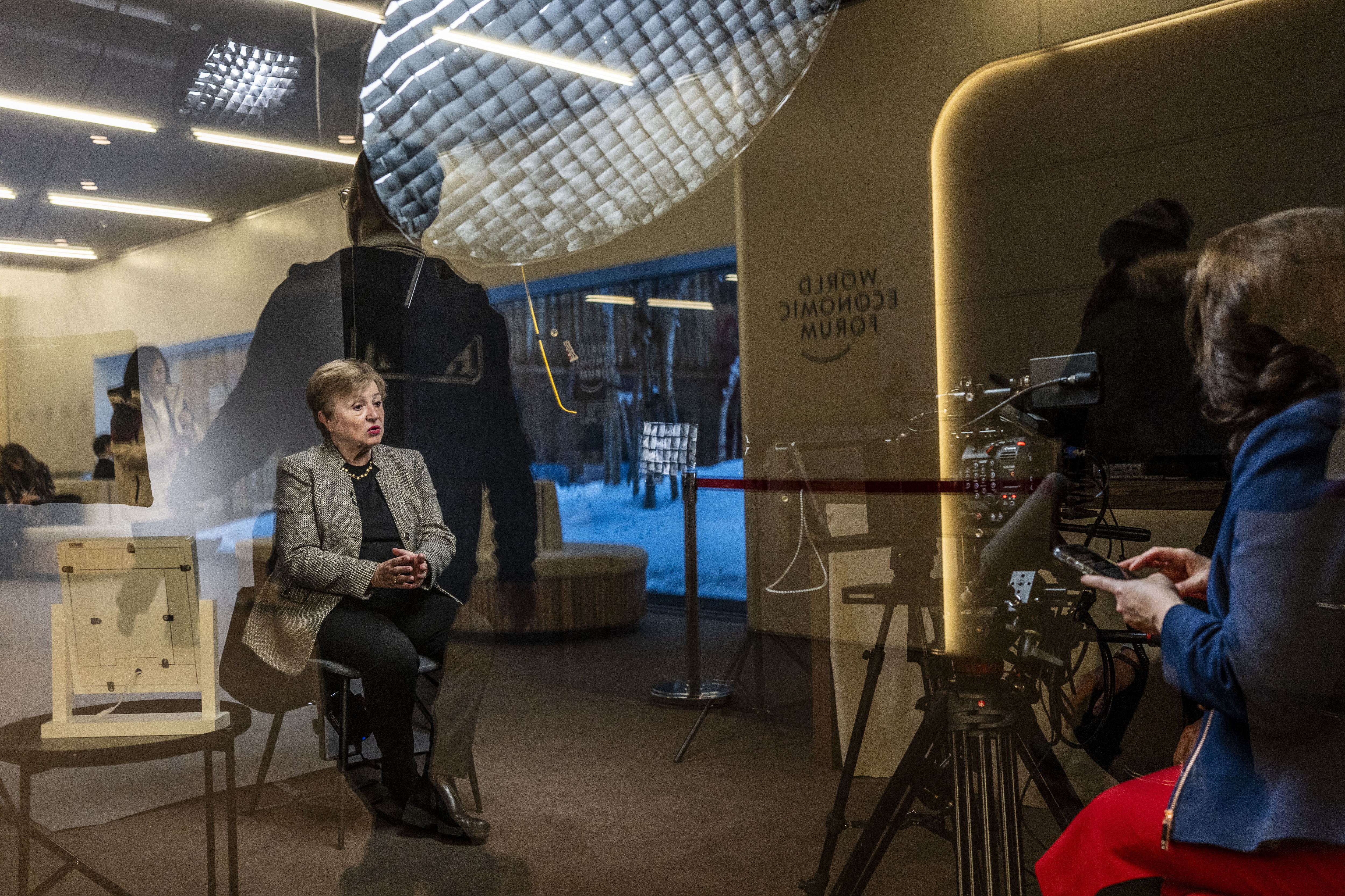 Impressions from the World Economic Forum Annual Meeting 2026 in Davos-Klosters, Switzerland, 20 January. 