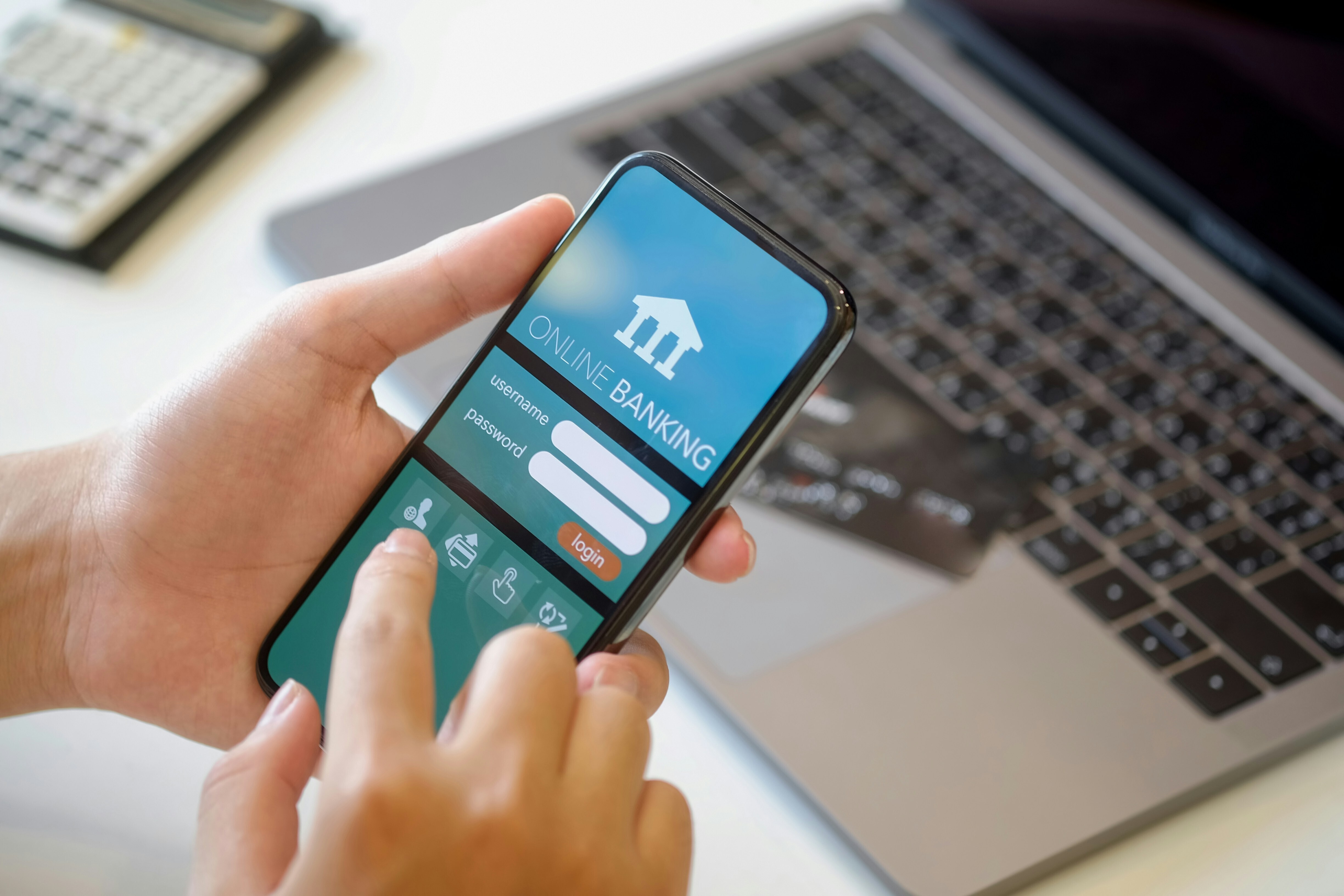 Mobile banking.