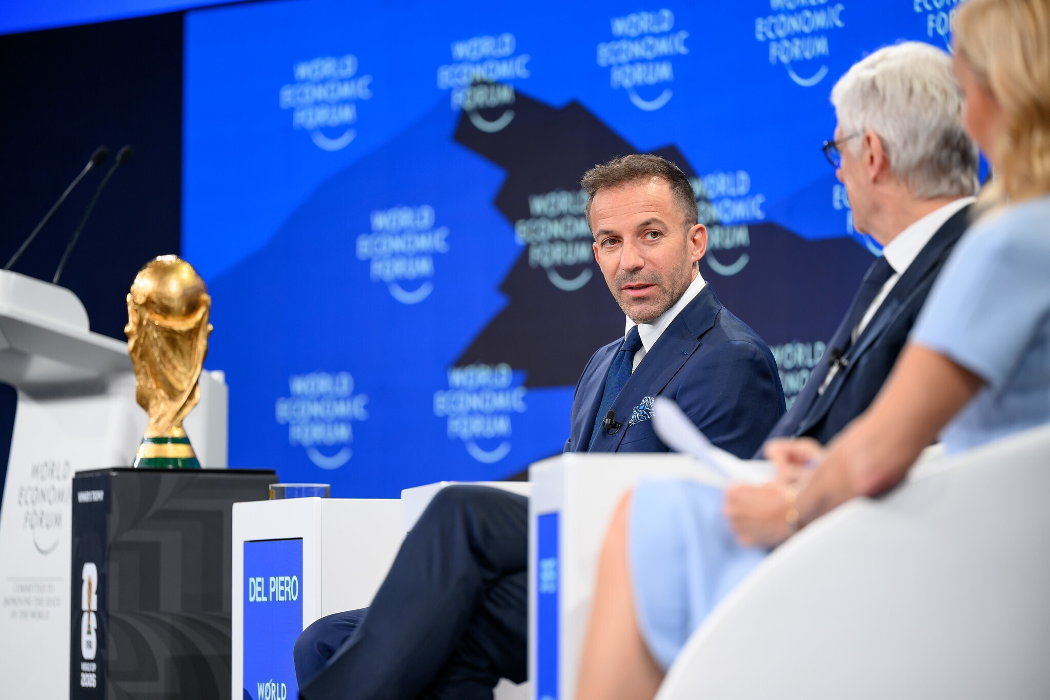 A Davos Kick-off for the World Cup session at the World Economic Forum Annual Meeting 2026 in Davos-Klosters, Switzerland