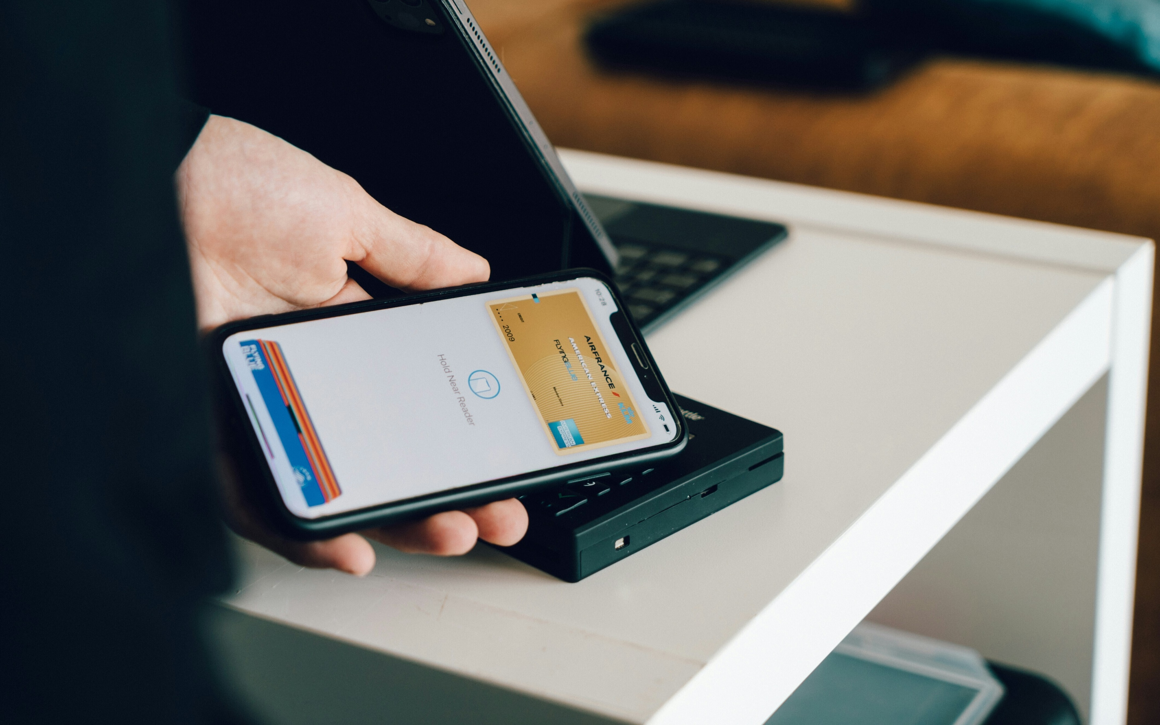 Creditcard phone payment illustrating Buy Now Pay Later