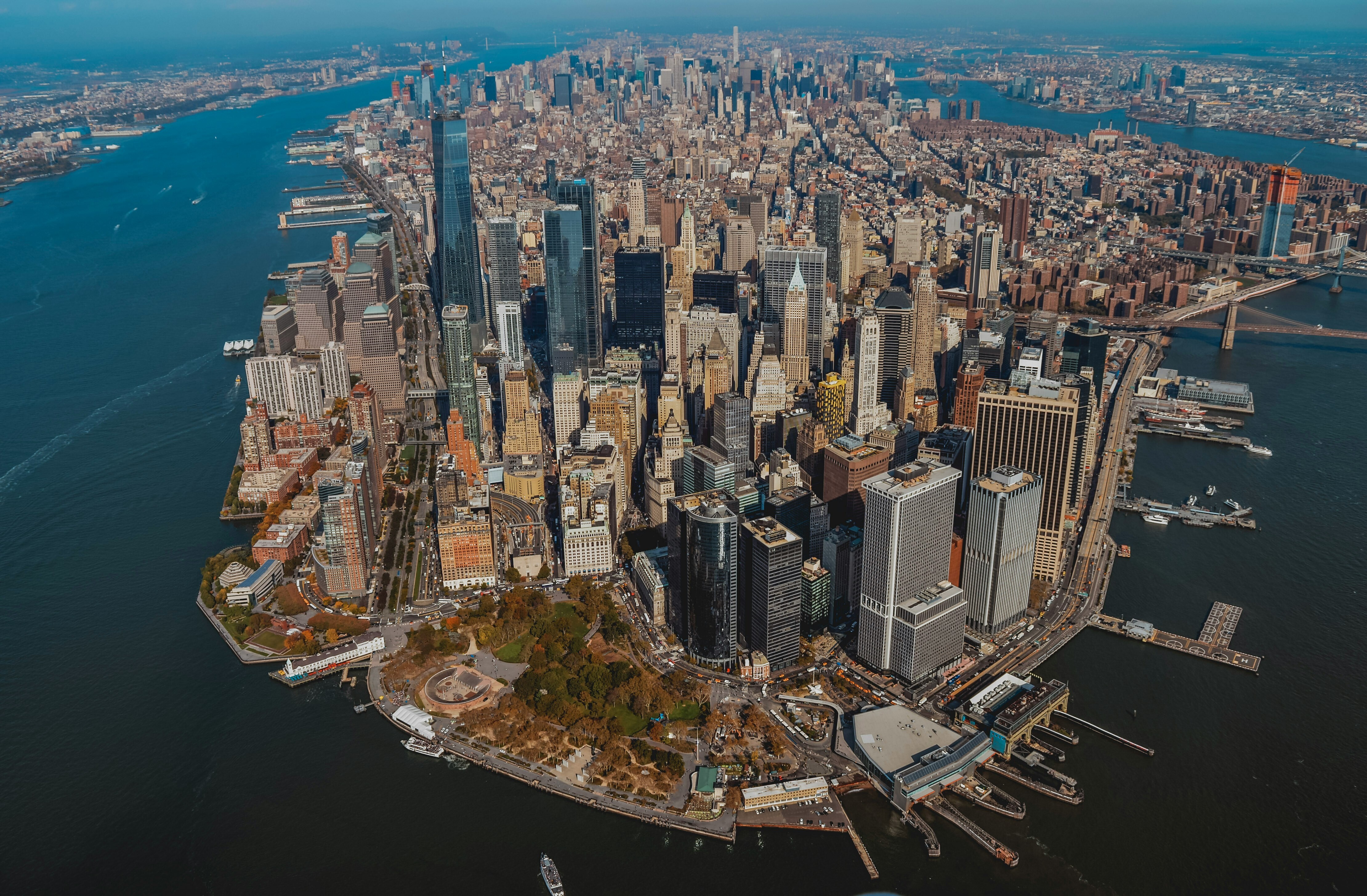 Lower Manhattan as the financial system changes. 